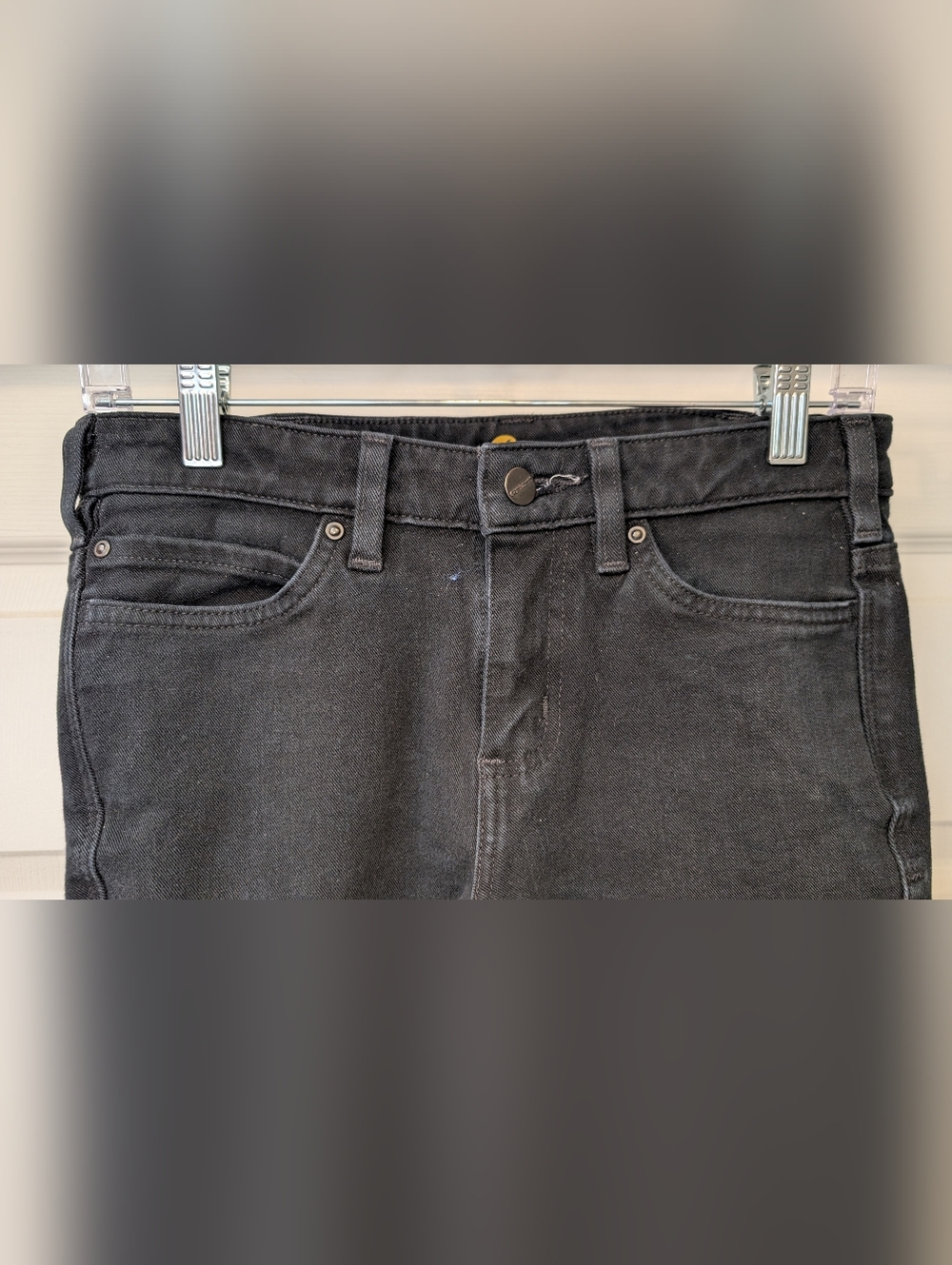 Carhartt Women's Black Rugged Flex Slim Fit Five Pocket Pant Style #104214 Sz 2R - Picture 3 of 15